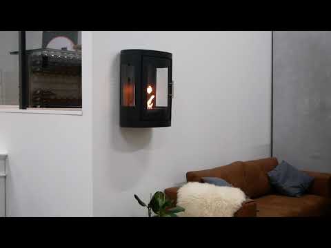 Oregon - Wall-mounted Bioethanol Stove - Pure Flames