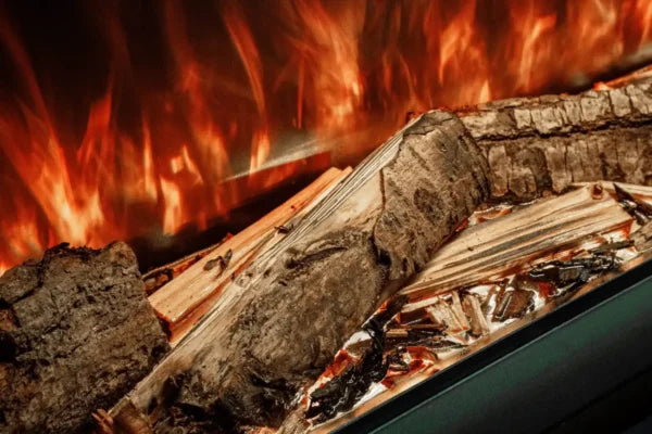 Hunter Electric Fire 72" with Real Log Bed