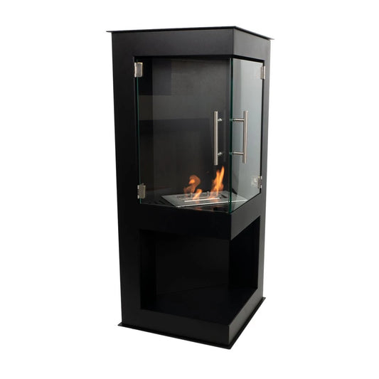 Alaska Corner Bioethanol Stove Fireplace - Pure Flames