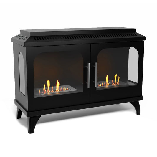 Atlanta Double Bioethanol Stove - Pure Flames