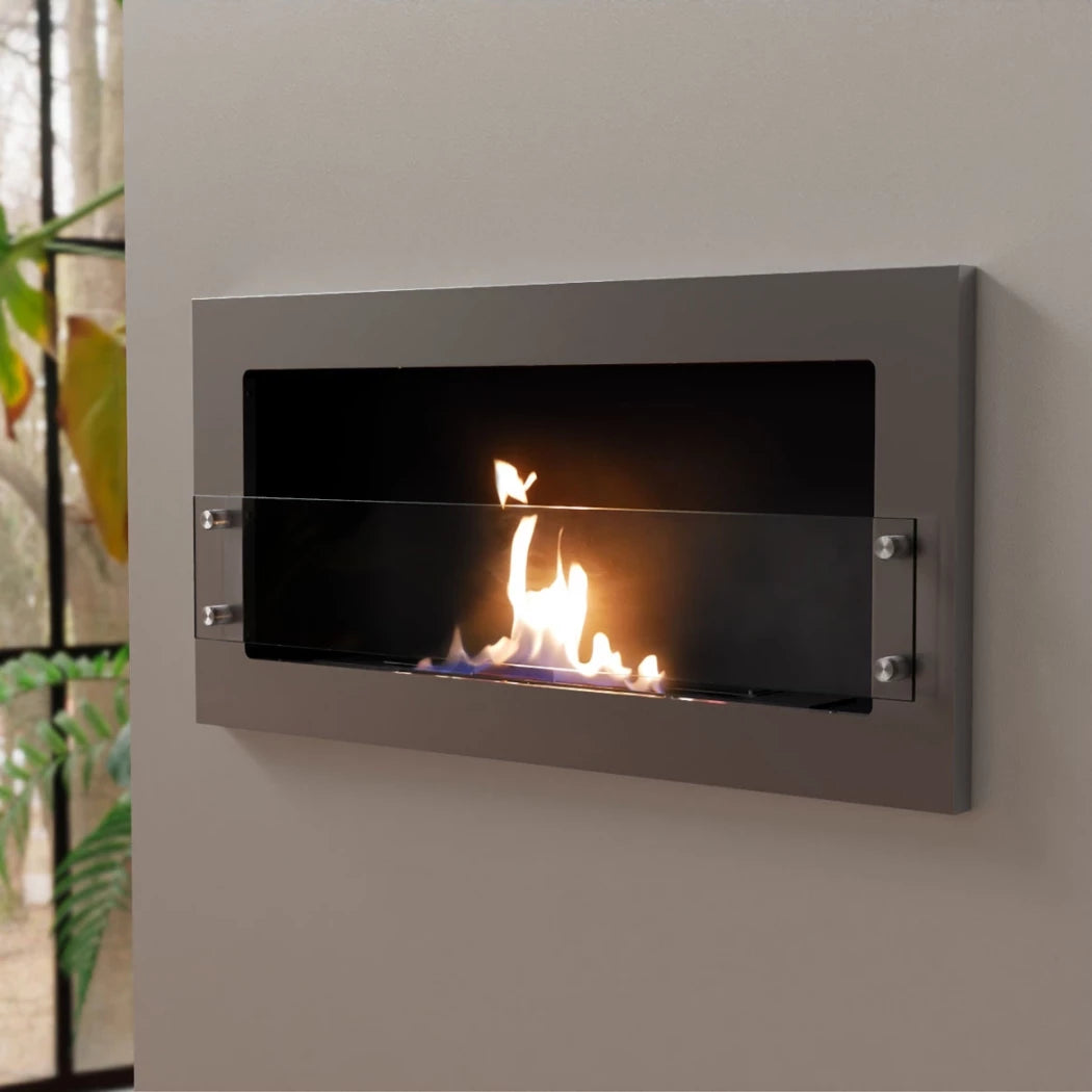 Texas Steel - Wall Mounted Bioethanol Fireplace