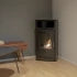 Boston - Black Bioethanol Stove - Pure Flames