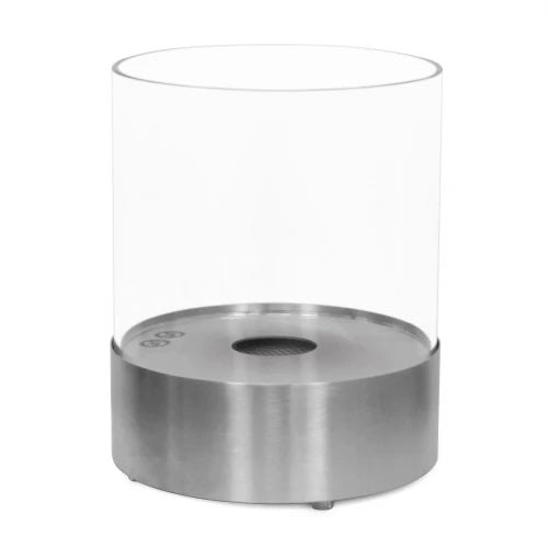 Southwark Round Tabletop Bioethanol Fireplace - Steel - Pure Flames