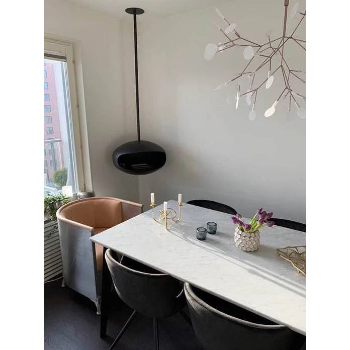 Cocoon Aeris - Matte Black with Black Rod - Pure Flames