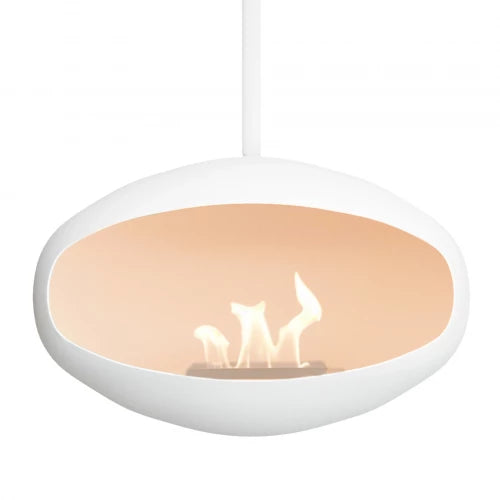 Cocoon Aeris White with white pole - Pure Flames