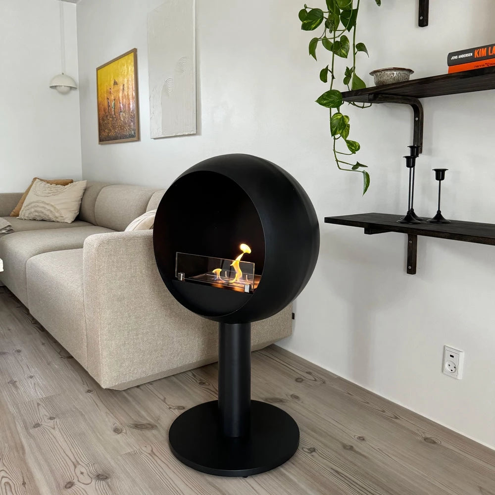 Edmonton Freestanding Bioethanol Fireplace - Pure Flames
