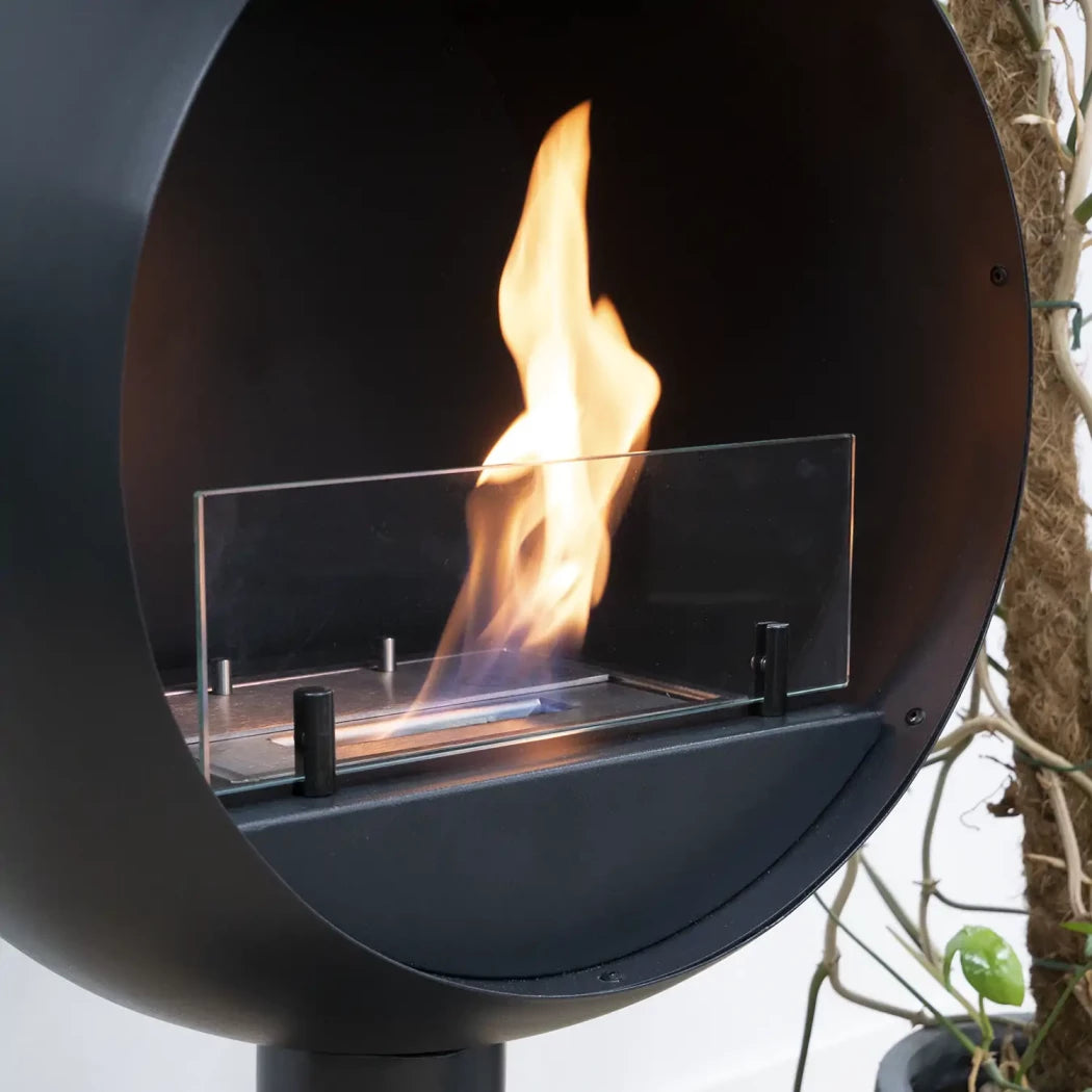 Edmonton Freestanding Bioethanol Fireplace - Pure Flames