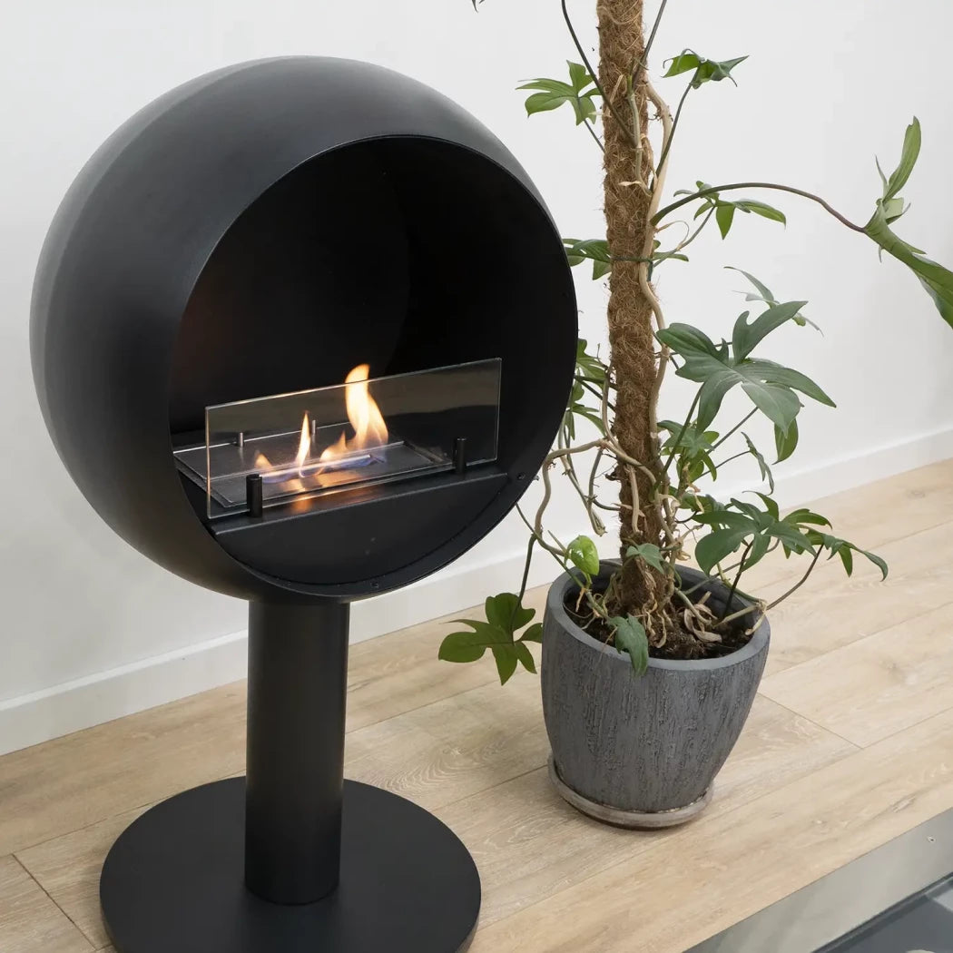 Edmonton Freestanding Bioethanol Fireplace - Pure Flames