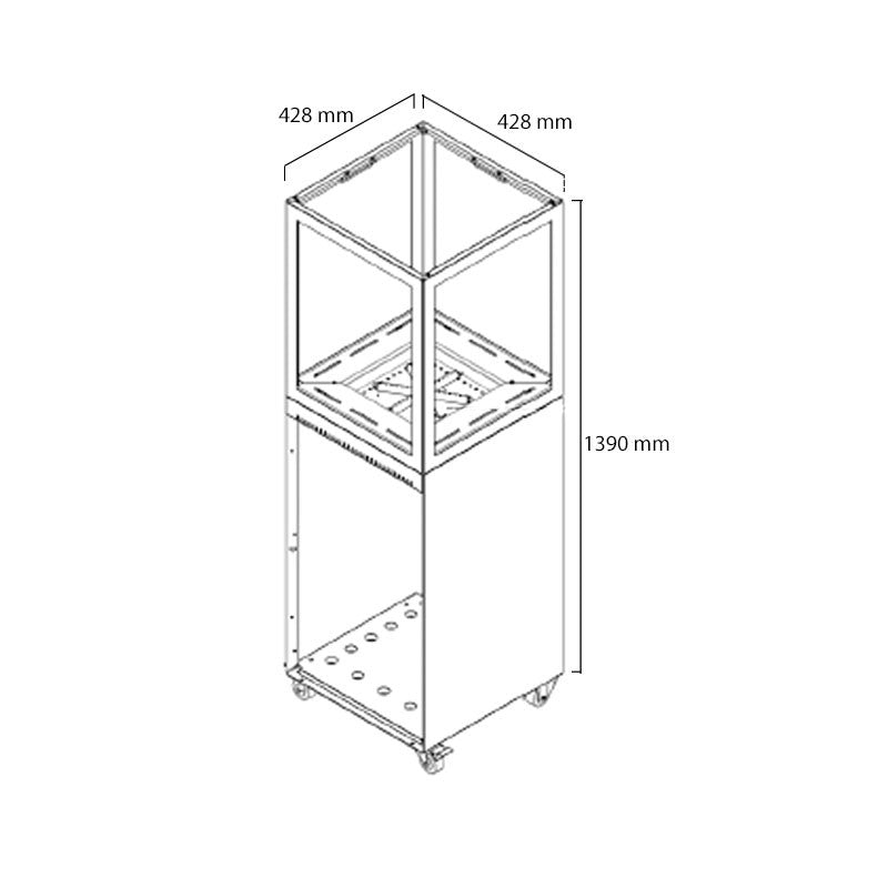 Murcia Stylish Patio Heater - Pure Flames