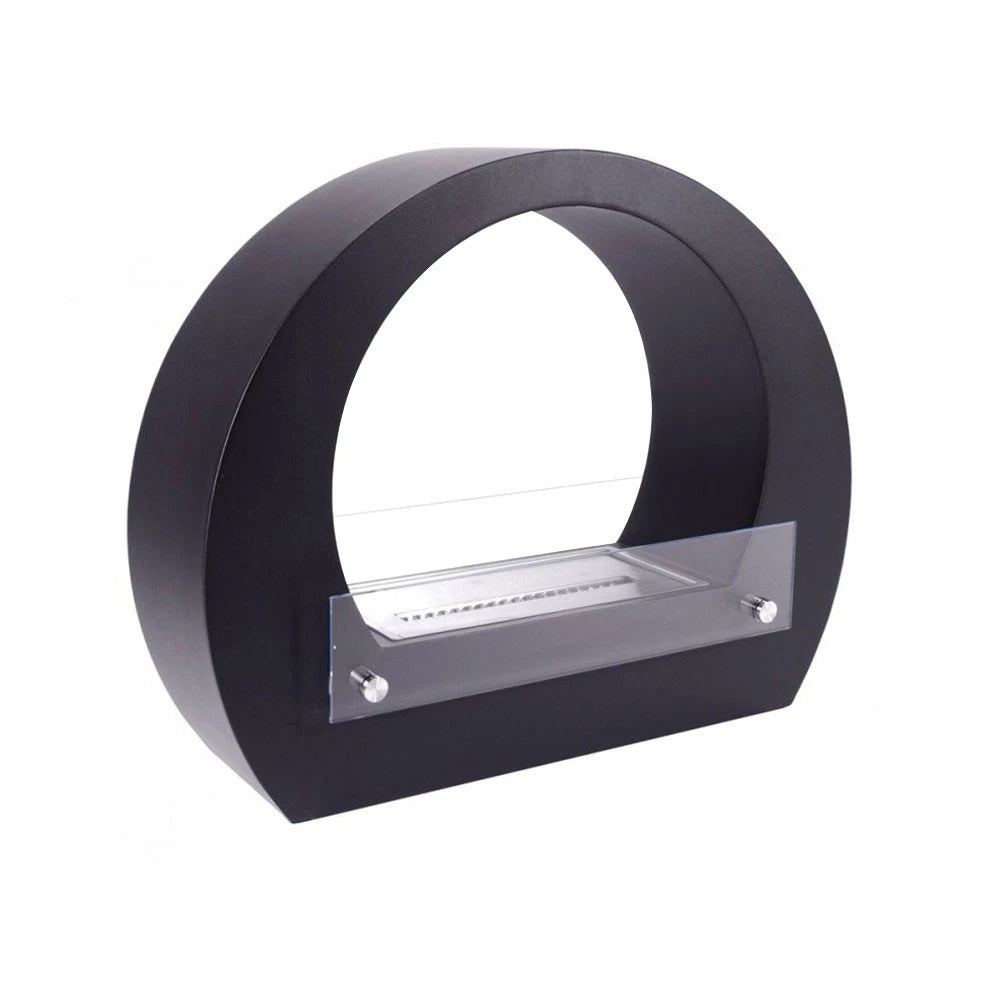 Round Bio Fireplace - Black - Pure Flames