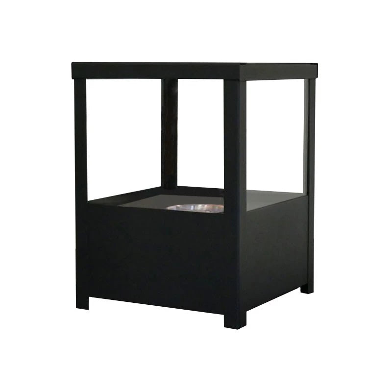 Square Table Bio Fireplace - Black - Pure Flames