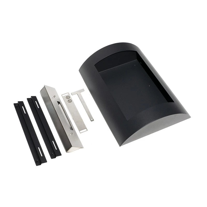 Ocean - Black Bio Wall Fireplace - Pure Flames