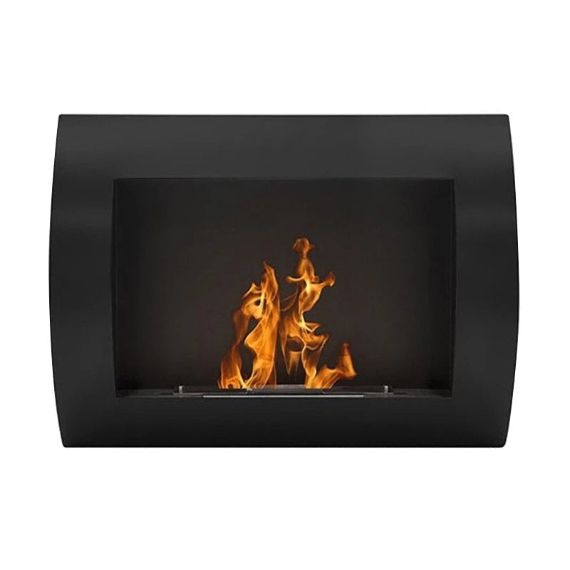 Ocean - Black Bio Wall Fireplace - Pure Flames