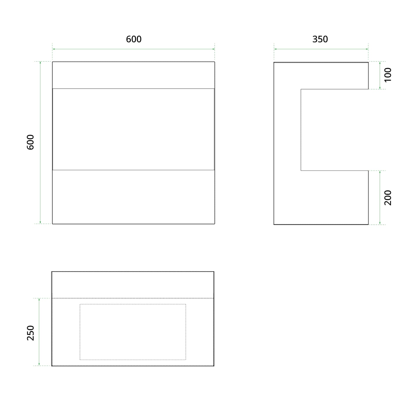 Late - Wall-mounted Water Vapour Fireplace in White - Pure Flames