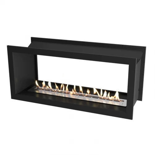 Icon Slimline Firebox FBDS1100 Black - Pure Flames