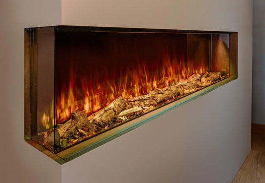 Hunter Electric Fire 50" with Real Log Bed