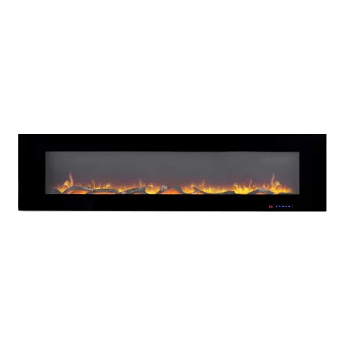 Azurite 182 cm - Wall-mounted Electric Fireplace - Pure Flames