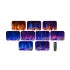 Azurite 182 cm - Wall-mounted Electric Fireplace - Pure Flames