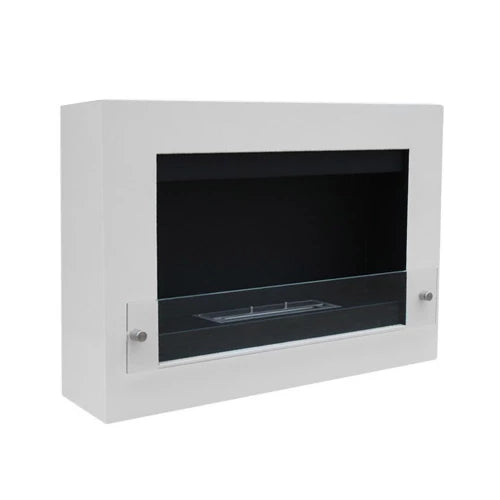 Nebraska White - Wall Mounted Biofireplace - Pure Flames