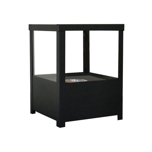 Square Table Bio Fireplace - Black - Pure Flames