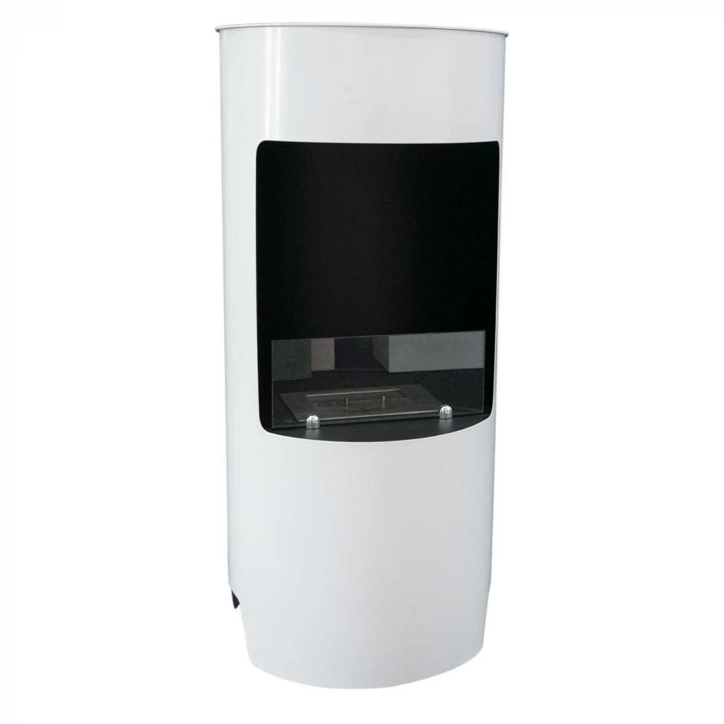 Montgomery White - Open Bioethanol Wood-stove - Pure Flames