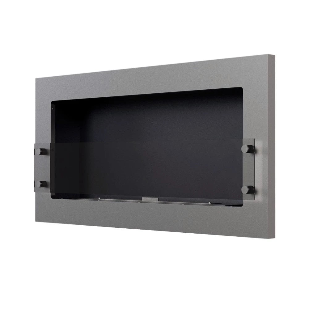Texas Steel - Wall Mounted Bioethanol Fireplace - Pure Flames