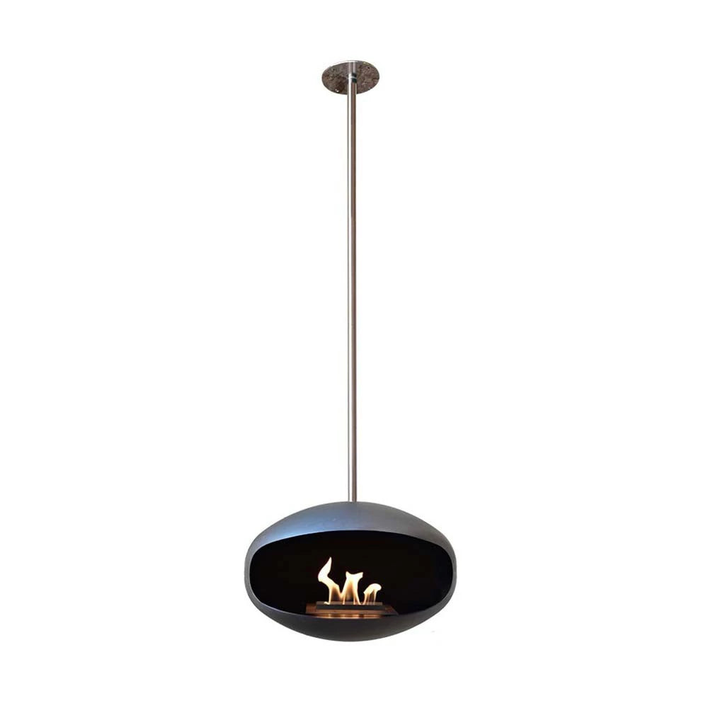 Cocoon Aeris - Black with Steel Mounting Pole - Pure Flames