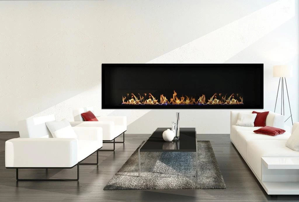 Icon Fires Slimline Firebox SFB1650 - Black - Pure Flames