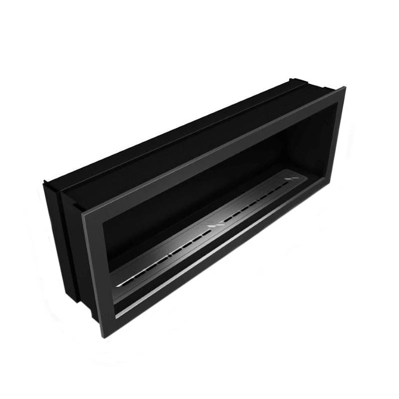 Icon Slimline Firebox SFB1350 Brushed Steel - Pure Flames