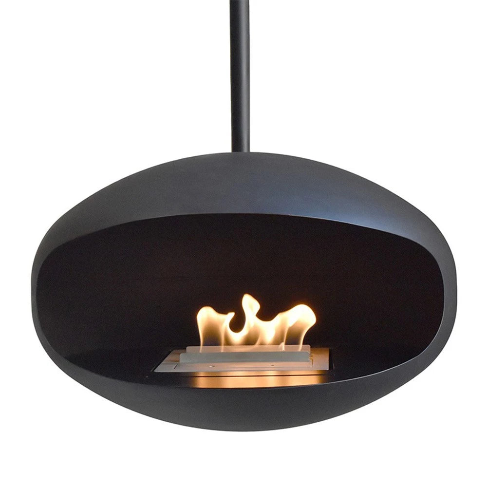 Cocoon Aeris - Matte Black with Black Rod - Pure Flames