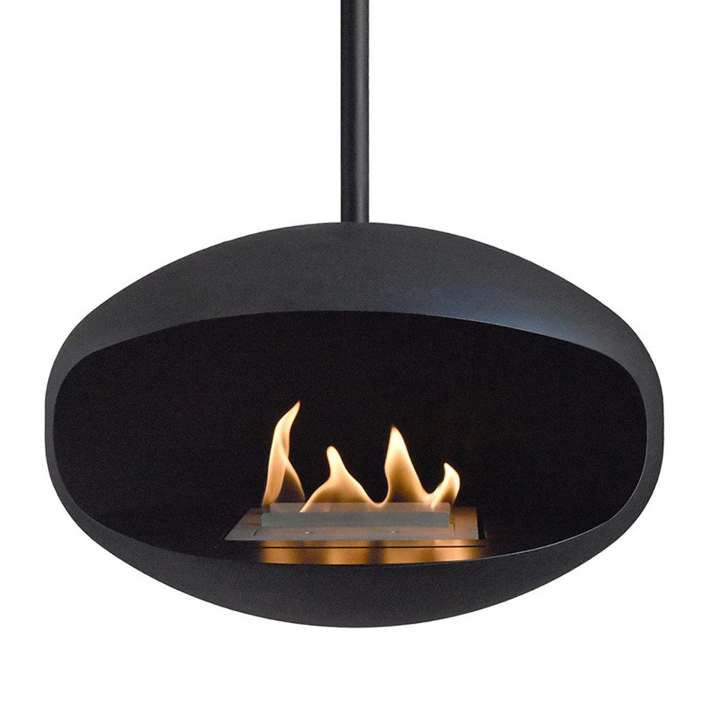 Cocoon Aeris - Matte Black with Black Rod - Pure Flames