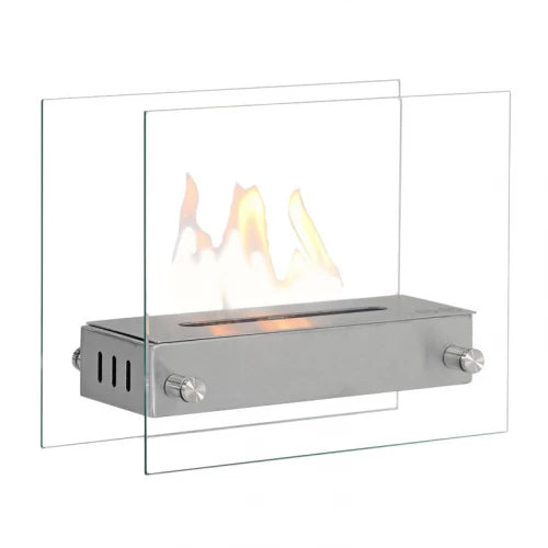 Bio Fireplace - Steel and Glass - Pure Flames