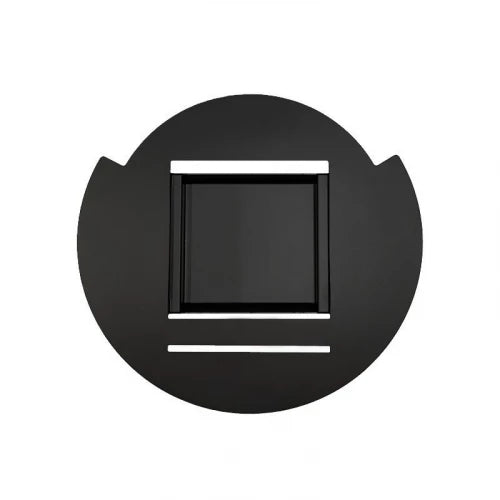Black Mounting Plate for a Cocoon Burner - Pure Flames