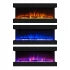 Feroza 137 cm - Wall-Mounted Electric Fireplace - Pure Flames