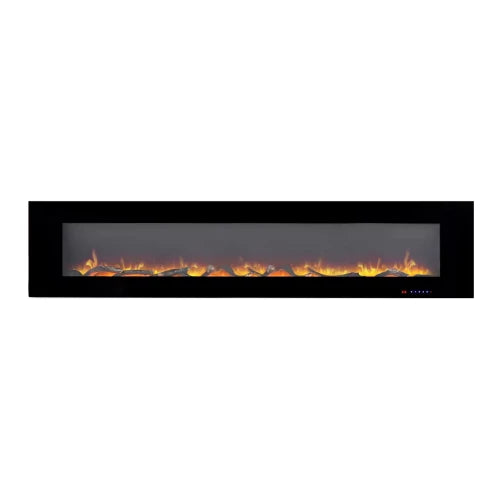 Azurite 213 cm - Wall-mounted Electric Fireplace - Pure Flames