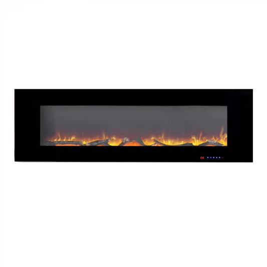 Azurite 152 cm - Wall-Mounted Electric Fireplace - Pure Flames