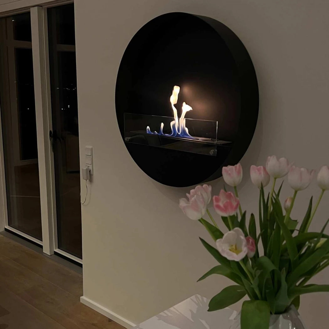 Delaware XL black - Ø80 cm - Pure Flames